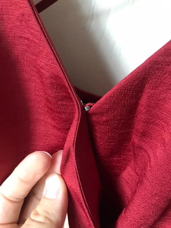 Red Silk Tank - Image 3