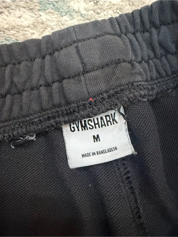 Gymshark Unisex Black Joggers Men’s M Women’s L 29” Inseam - Image 5