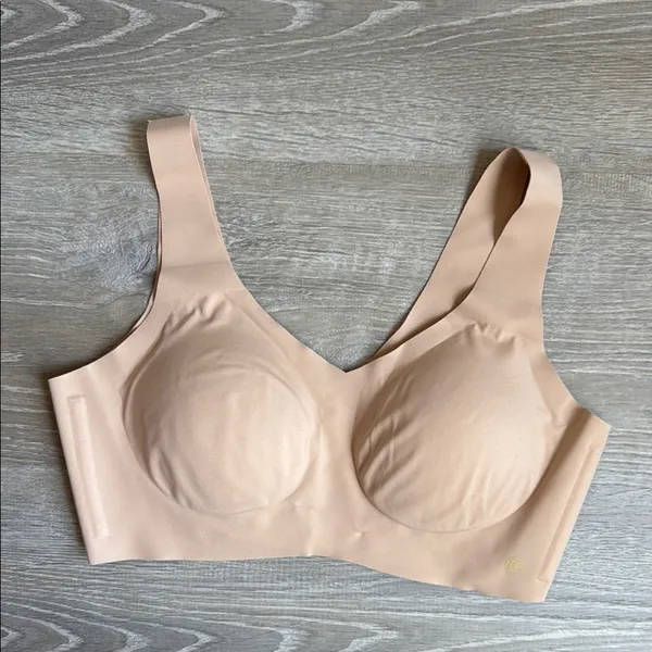 Honeylove V-Neck Bra in sand large - Image 2