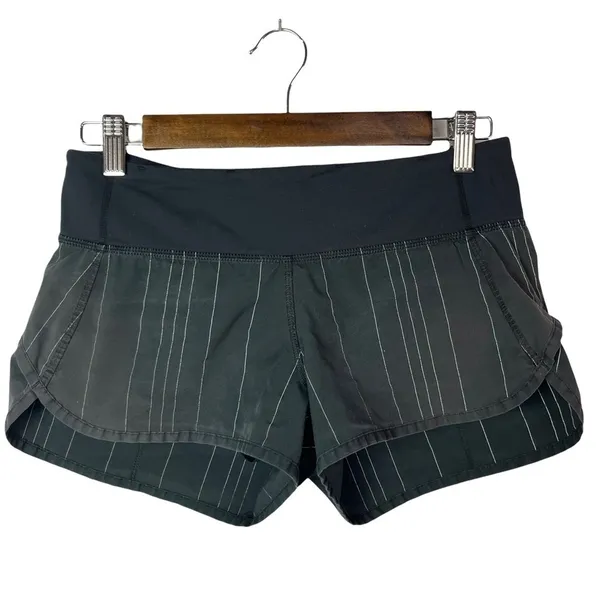 Lululemon Run Speed Short‎ Black Reflective 4 - Image 3