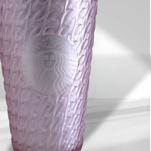 NWT Starbucks Pink Soft Touch Chain Tumbler 16oz - Image 2