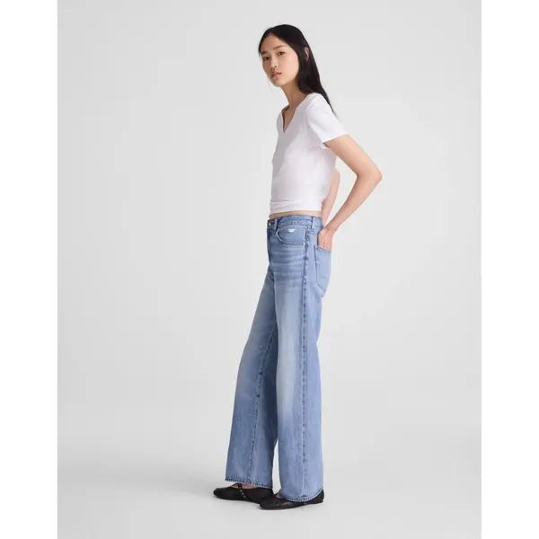Madewell The Perfect Vintage Wide-Leg Jean in Airy Denim in Northridge Wash Blue - Image 2