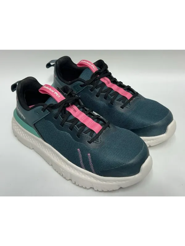 Timberland PRO Setra Composite Safety Toe Womens Sneakers 6.5 Teal ASTM-F2413-18 - Image 2