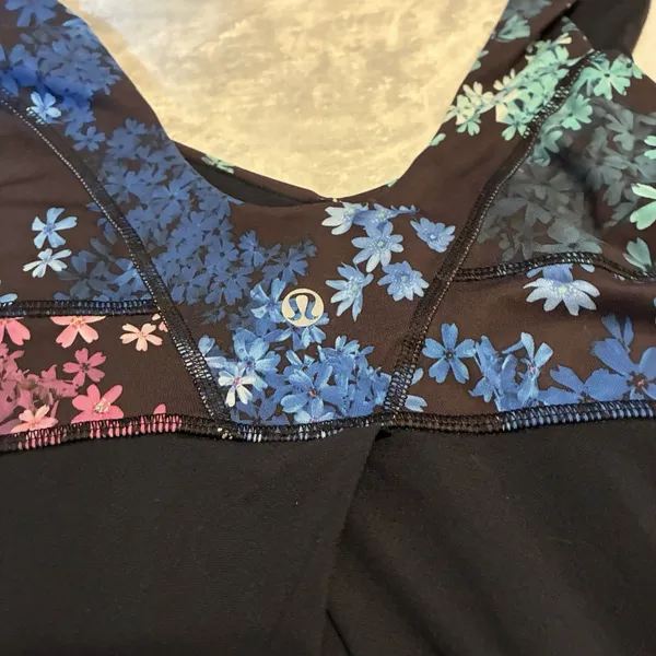 Lululemon Tame Me Tank Top Black/Petal Pop Women’s See Pics - Image 6