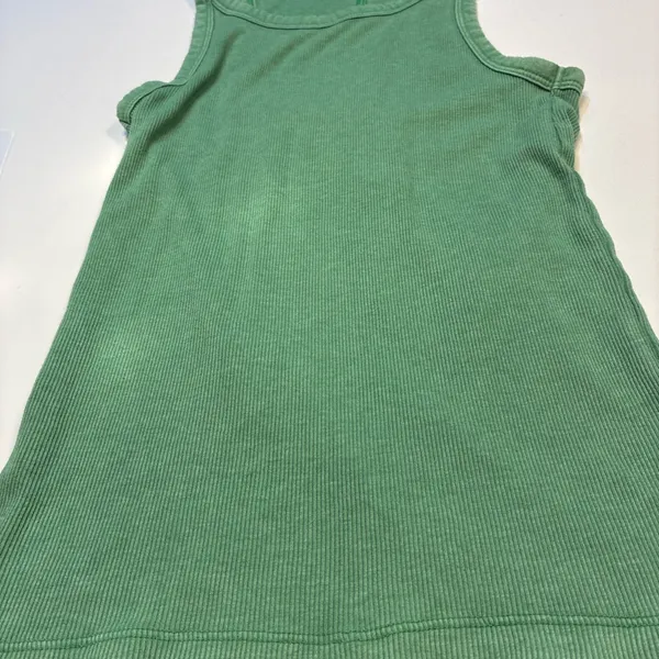 Aerie Ribbed Tank Top Women’s Size M Sleeveless Stretch Comfort Casual green. - Image 2