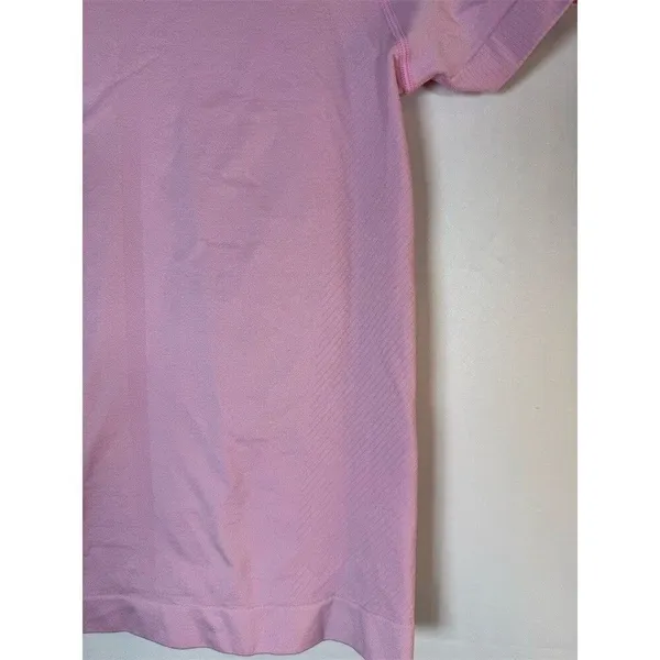 Unbranded T-Shirt Womens Size M Pink Seamless Athletic Crew Neck Short - Image 10