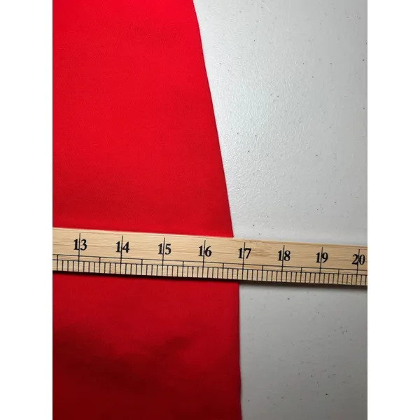Zara Red Orange Spaghetti Strap‎ Cut Out Cocktail Mini Dress Medium Cotton Blend - Image 8