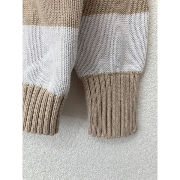 John Galt Brandy Melville Brianna Cottagecore Soft Minimalism Striped Sweater - Image 5