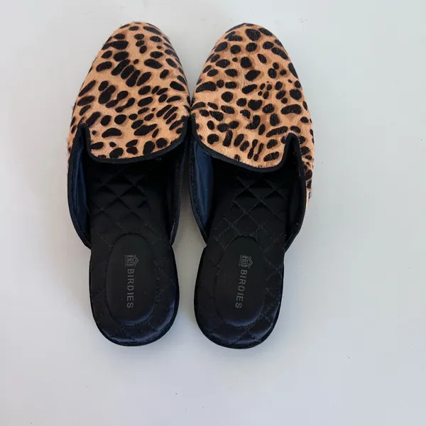 Birdies Women's‎ Phoebe Cheetah Quilted Mules - Image 5