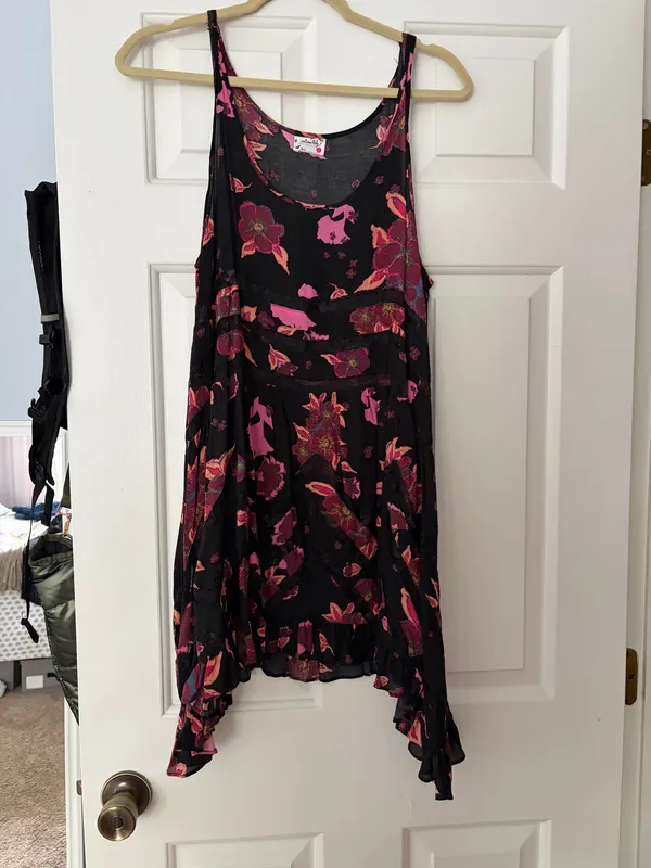Free People - Floral Print Trapeze Slip Dress - Image 2
