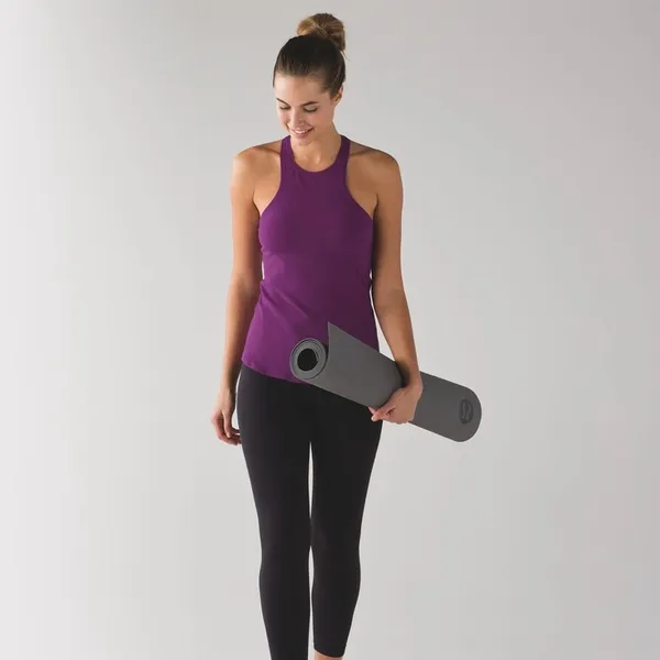 Lululemon Simply Bare Tank in Aurora / Black Nulu Racerback Top Yoga Athletic - Image 9