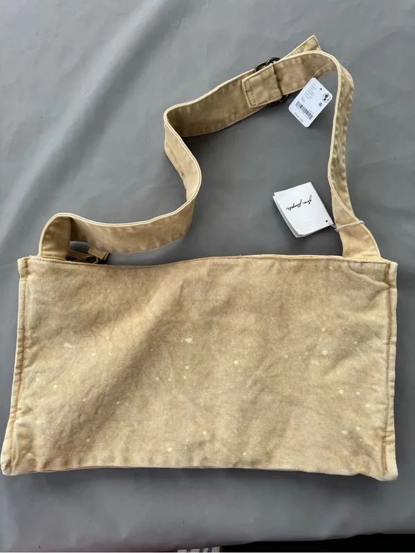 NWT Free People Camp Crush Sling Bag ~ Neutral / Yellow-ish 💛💛💛SOLD OUT! - Image 7