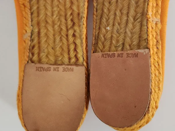Andre Assous Orange Embroidered Espadrille Slip-On Shoes Size 9.5 - Image 10