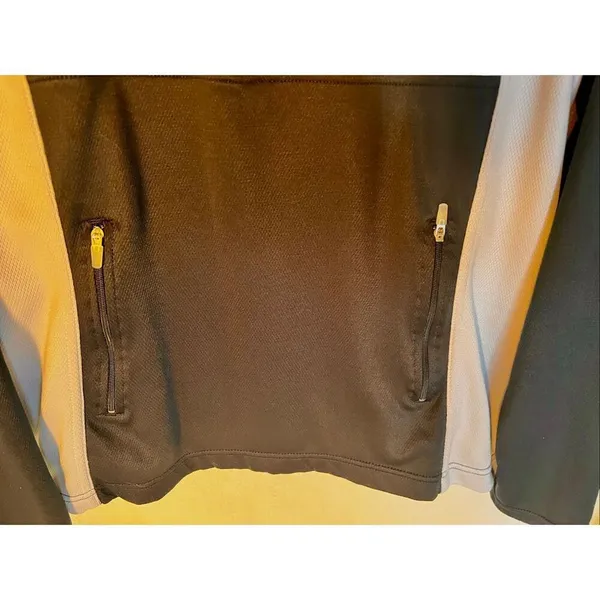 Nike Jacket Women Sz Large Swoosh Quarter Zip Pocket Light Dri Fit Run Gym Core - Image 5