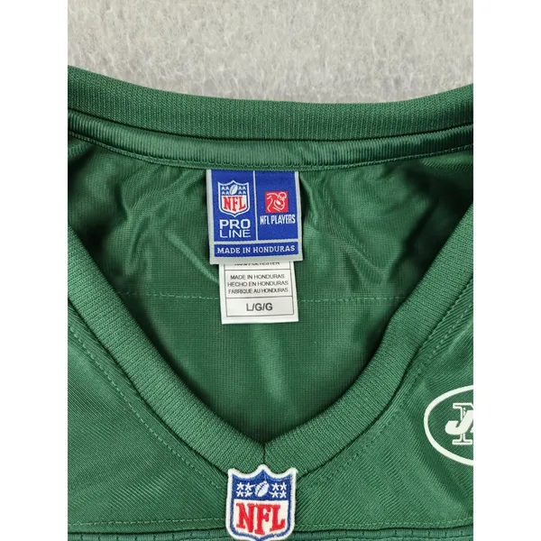 NFL Pro‎ Line New York Jets Football NY Blank Jersey Women's Size LARGE NEW - Image 3