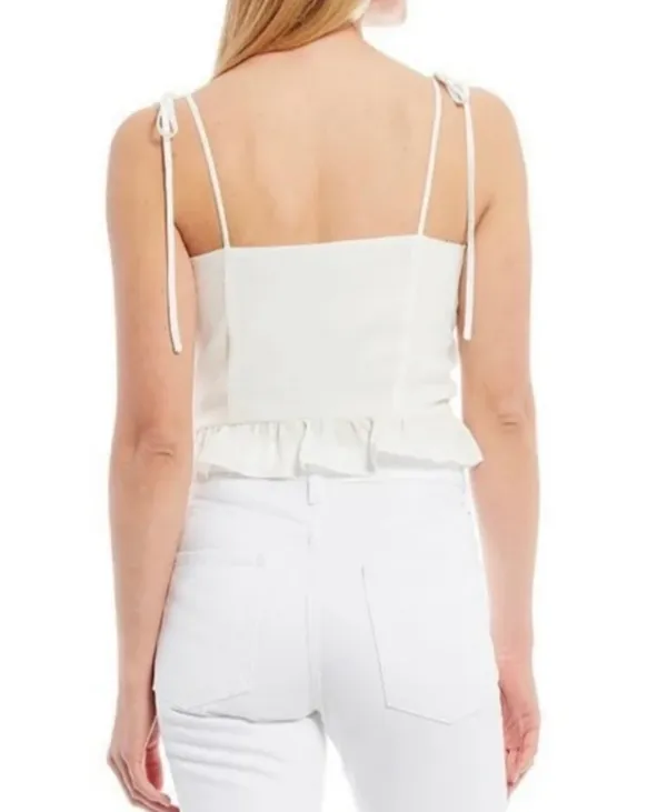 Gianni Bini White Lace Top - Image 2