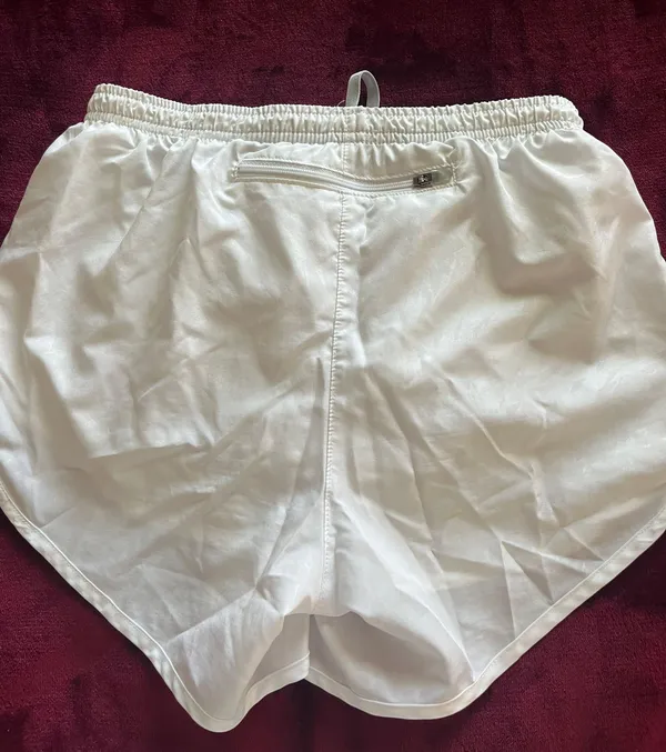 Nike White Dri-Fit Tempo Running Shorts - Image 7