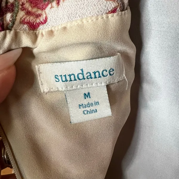 Sundance Amandine Garden Ruffled floral Maxi Dress WOMENS MEDIUM - Image 5