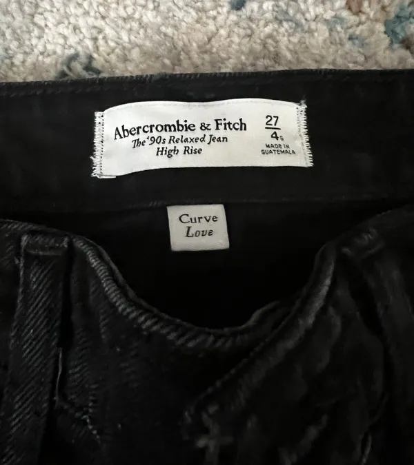 Abercrombie High Rise 90s Relaxed Jeans - Image 3