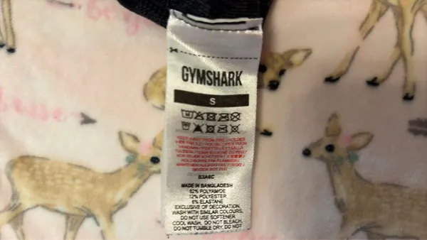 Gymshark Leggings Cheetah Print Black - Image 3
