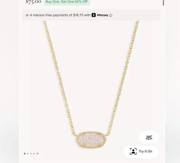 Kendra Scott Elisa Necklace - Image 3