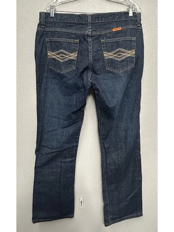 NEW Wrangler FR FireResistant Womens Jeans CAT2 13x32 Work Embroidered 10FRW10CH - Image 2