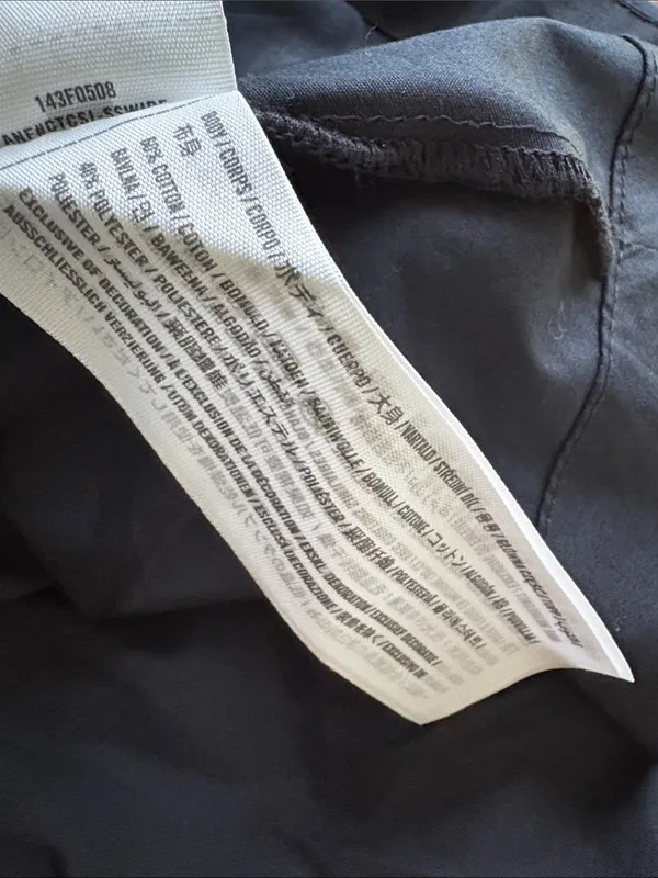 NWT Abercrombie & Fitch Tiered Poplin Mini Skirt in Black Size Medium - Image 5