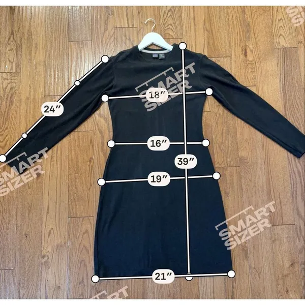 Patagonia organic cotton black long sleeve dress size m - Image 6