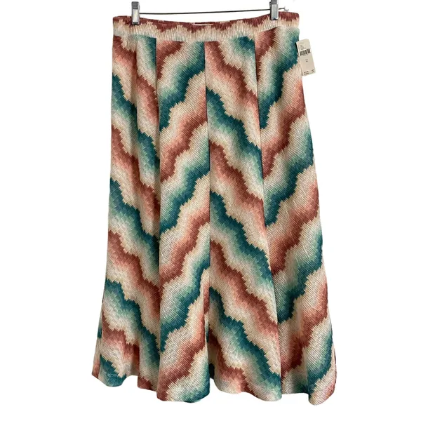 Maeve Anthropologie Women's Chevron Striped‎ MARIA Knit Midi Skirt Size XL NWT - Image 8