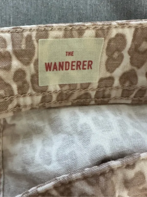 Anthropologie The Wanderer Leopard Print Cargo Pants Size 30 Belted Utility - Image 6