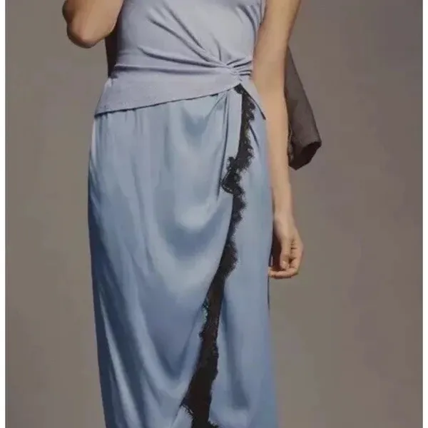 Anthropologie The Keeley Twofer MIDI Dress Medium New NWT Lavender RARE - Image 5