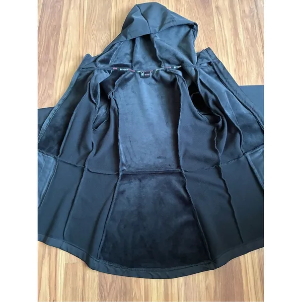 Spyder Active Full Zip Hooded Athletic Jacket Black Women's Size M - Image 3