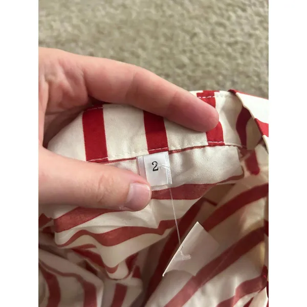 Woman oversize top button size 2 Red - Image 5