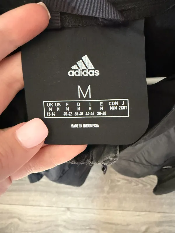 Adidas Black Lightweight Windbreaker Half-Zip - Image 3