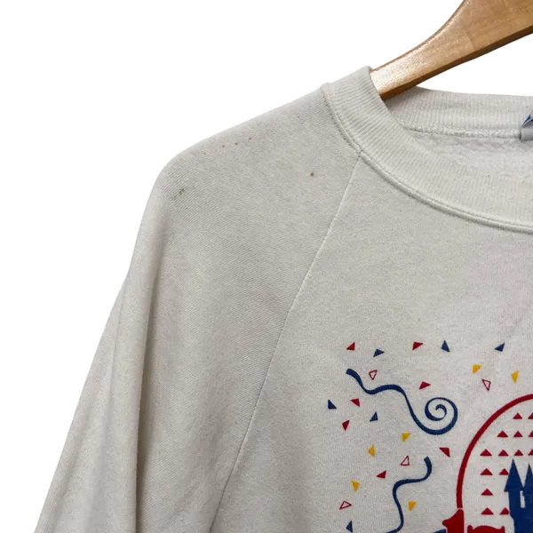 Vintage 1986 Walt Disney World 15 Year Anniversary Sweatshirt Sz L - Image 4