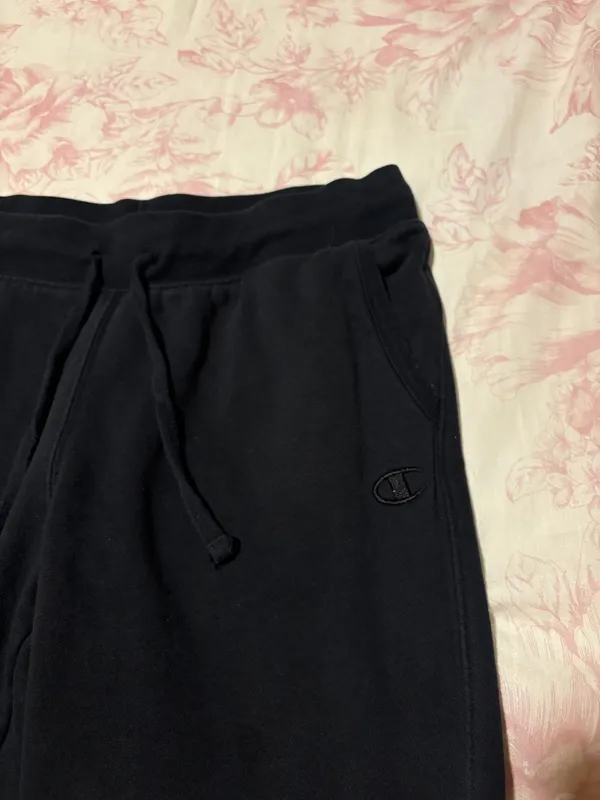 Black Champion Sweatpants - Image 3