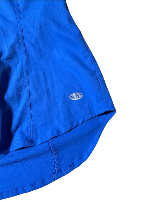 Reel Legends Women Small Blue Sleeveless Performance Fishing Shirt Vent Hiking - Image 2