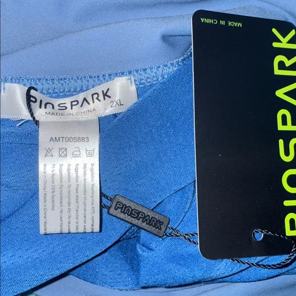 Pinspark Light Blue Tennis Skirt size 2XL - Image 4