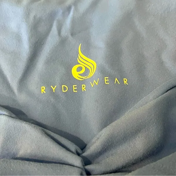 Ryderwear scrunch bottom full length leggings periwinkle blue sz XL - Image 9