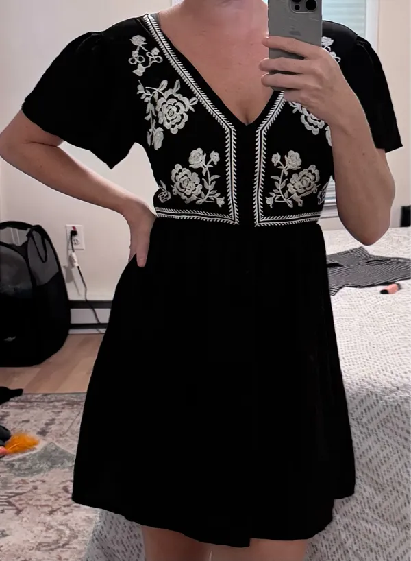 SheIn Black mini dress - Image 3