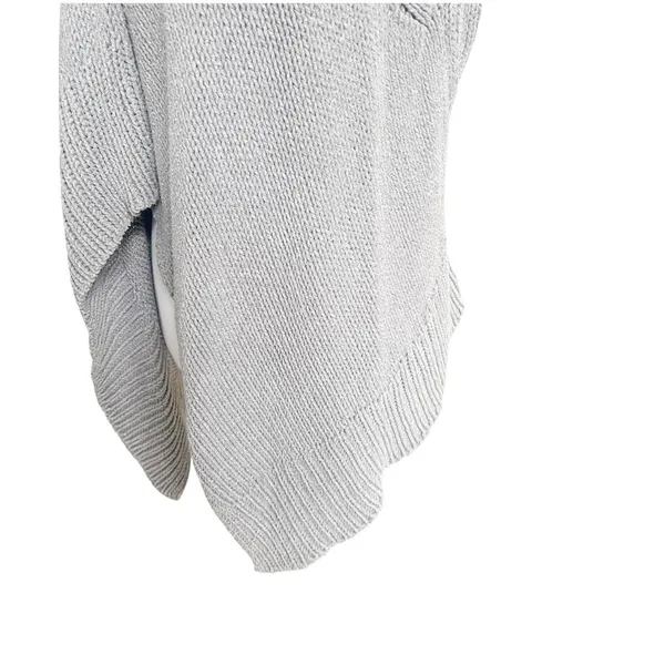Theory Women’s Draped Knit Vest Size Large Gray Minimalist Quiet Luxury - Image 3