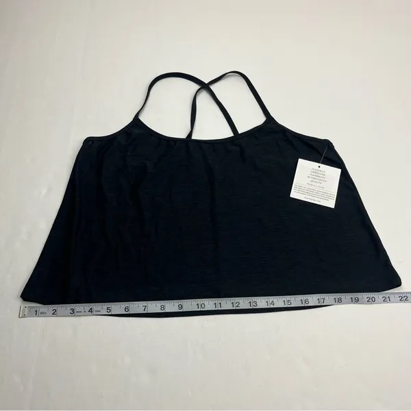 Beyond Yoga Featherweight Drift Away Sleep Tank Spacedye‎ Black Grey Large NEW - Image 8