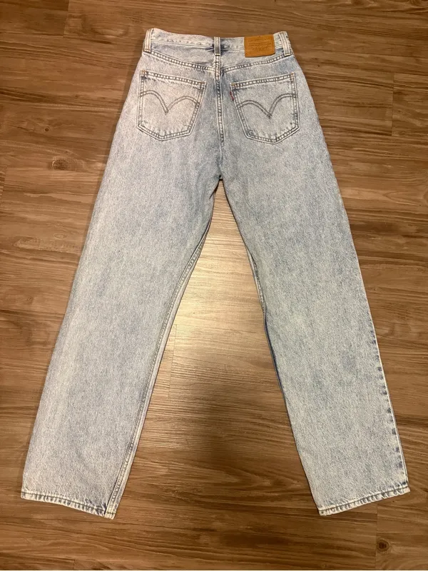 Levi’s Premium Dad Jeans Charlie Boy 24 Fits 26x29 High Rise Relaxed $98 - Image 4