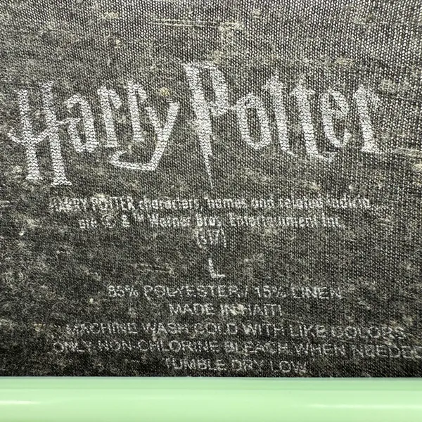 Harry Potter‎ Size Large Short Sleeve Graphic T-Shirt Black White Unisex Fit Top - Image 4