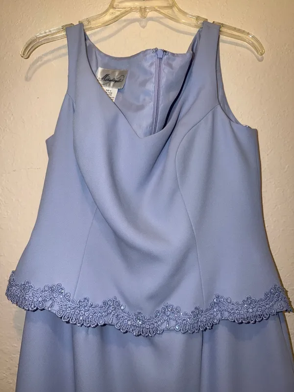 Michaelangelo Formal long Dress with floral embroidery - Image 3