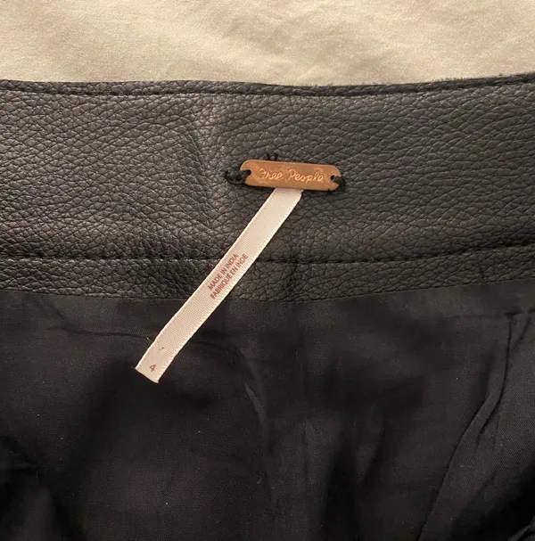 Pleather Mini Skirt - Image 5