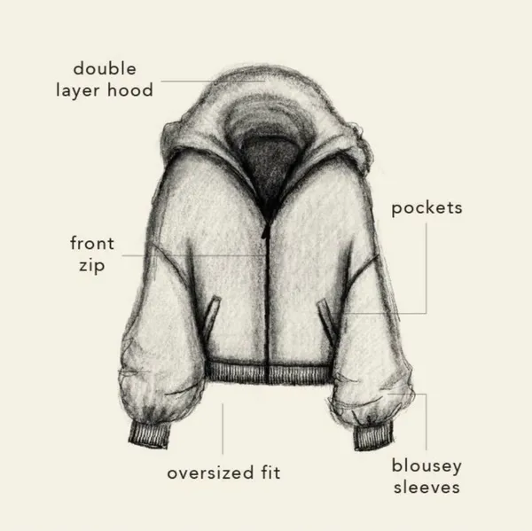 NWT! Blogilates Target X - Women's Marshmallow Full Zip Hooded Sweatshirt - 1X - Image 8