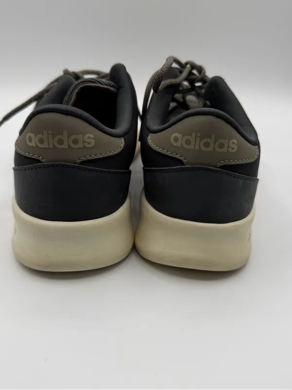 Adidas Cloudfoam Womens 6 Gray Black Mesh Running Walking Sneakers BB7320 - Image 4