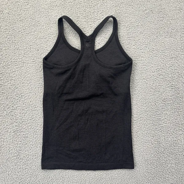 Lululemon Ebb To Street Tank Top Black Athletic Athleisure Women's 6 - Image 3