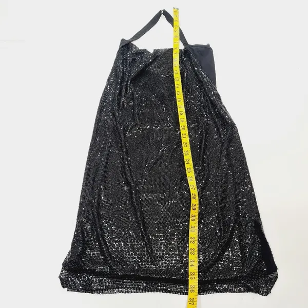 Superdown Caity Drape Dress in Black - Image 14